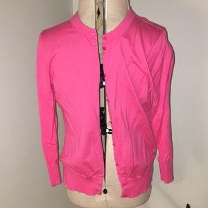 Hot Pink Clare Cardigan from J Crew